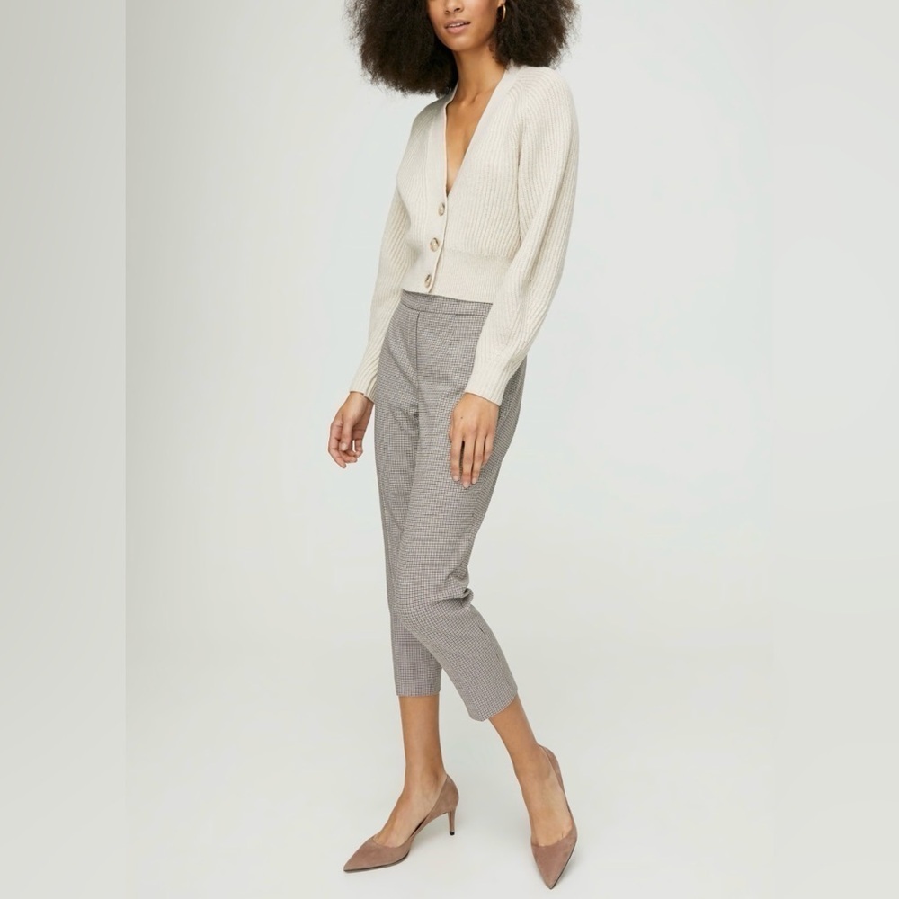 Aritzia Babaton Conan Check Pant Size 0
